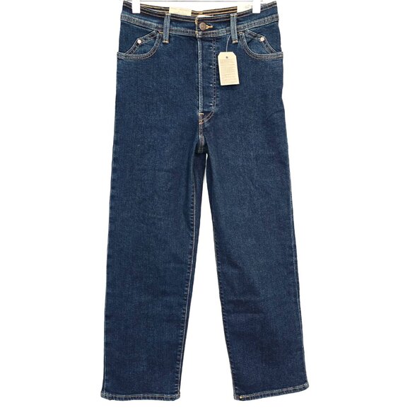 NWT Levi's Ribcage Straight Ankle Jeans High Rise 90s Y2K Size 27 - Button Fly - Picture 1 of 8